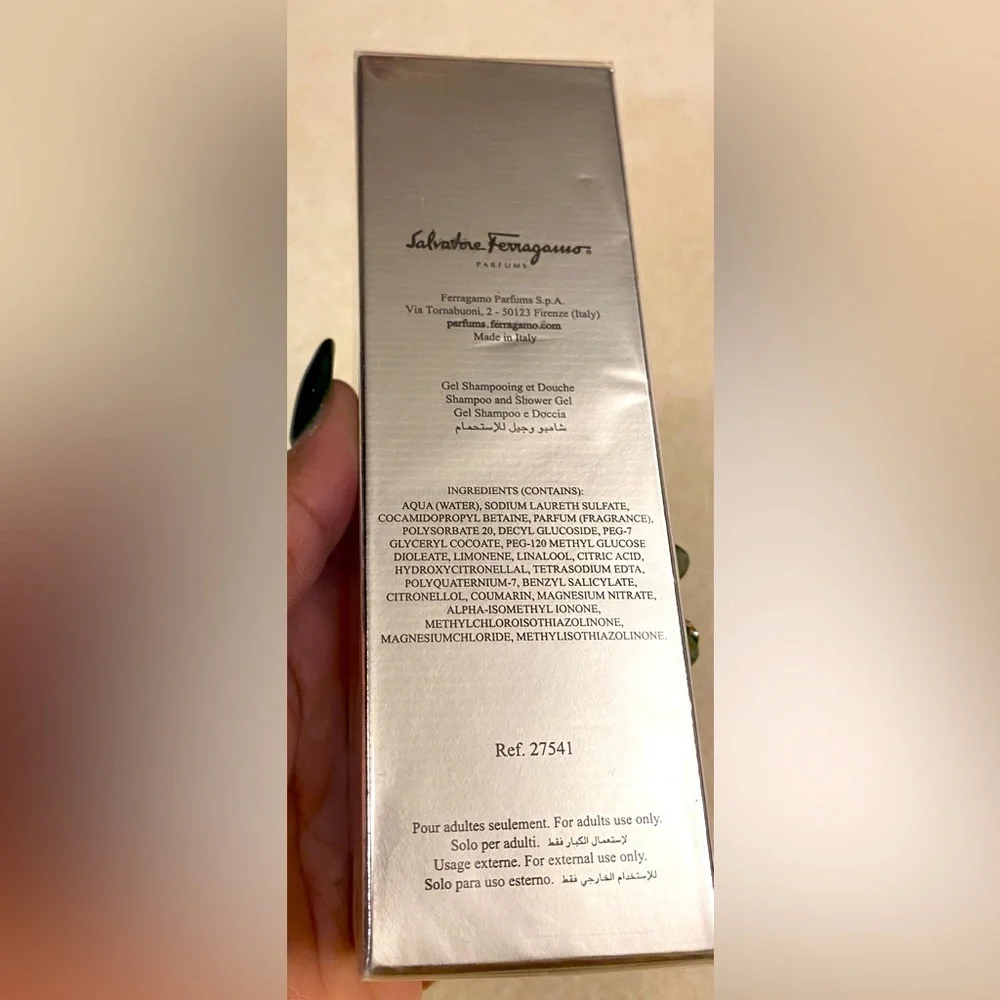 SALVATORE FERRAGAMO Acqua Essenziale Colonia Shampoo & Shower Gel, NIB